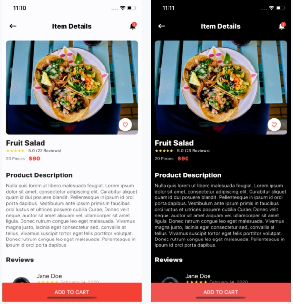 Restaurant App UI Kit