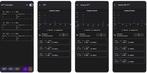 iDFT Calculator and Visualizer